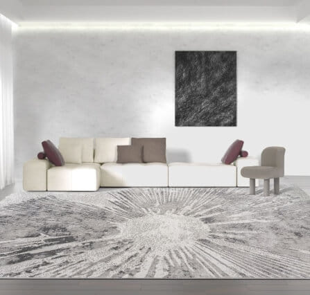 พรม MJhomedesigns Boston Series 30 ขนาด 160x230 ซม. เทา_8